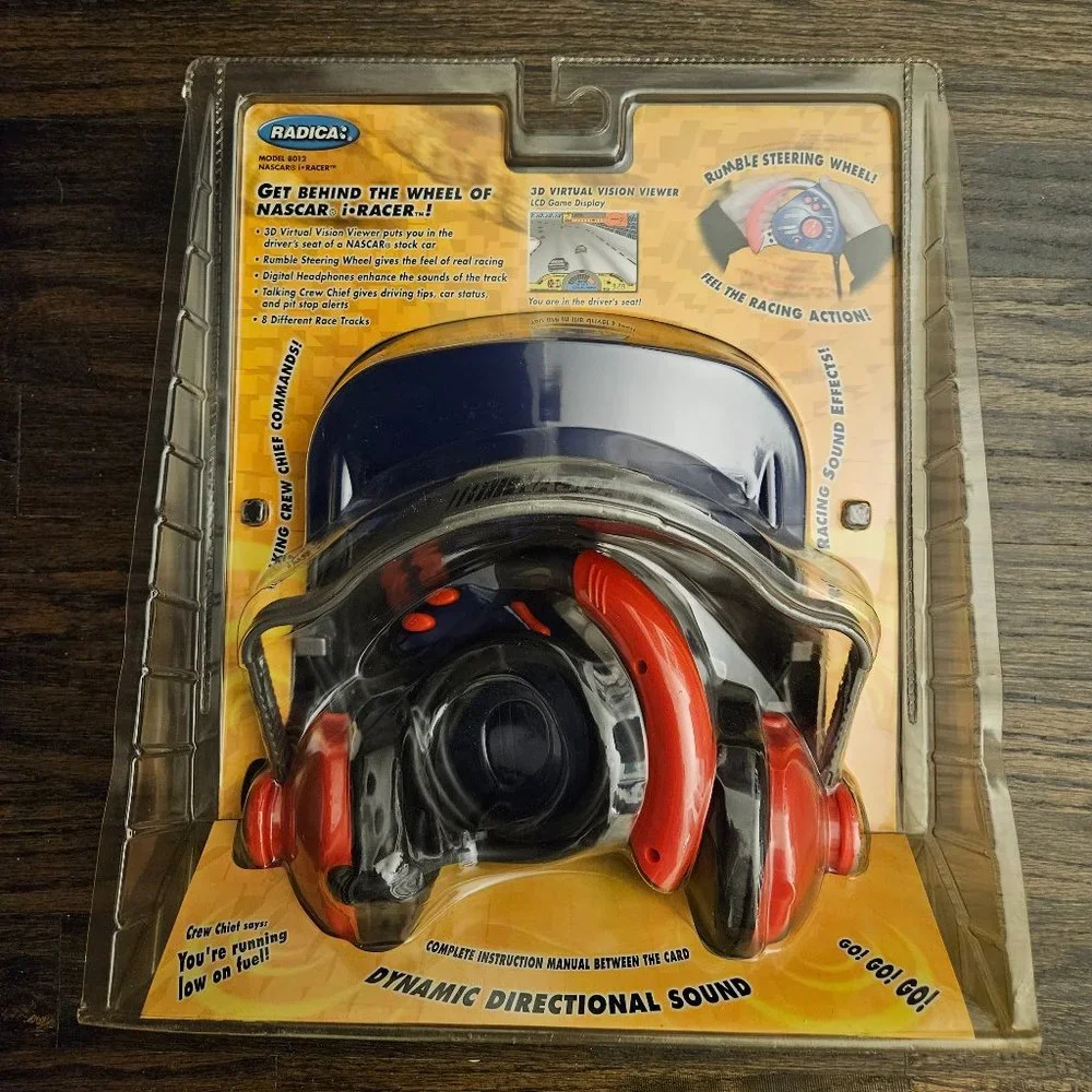 BRAND NEW NASCAR i-RACER VIRTUAL VISION CAR RACING WITH 3-D VIRTUAL VISION